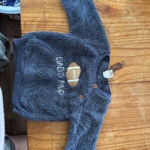 Long sleeve fluffy crewneck. 24 months